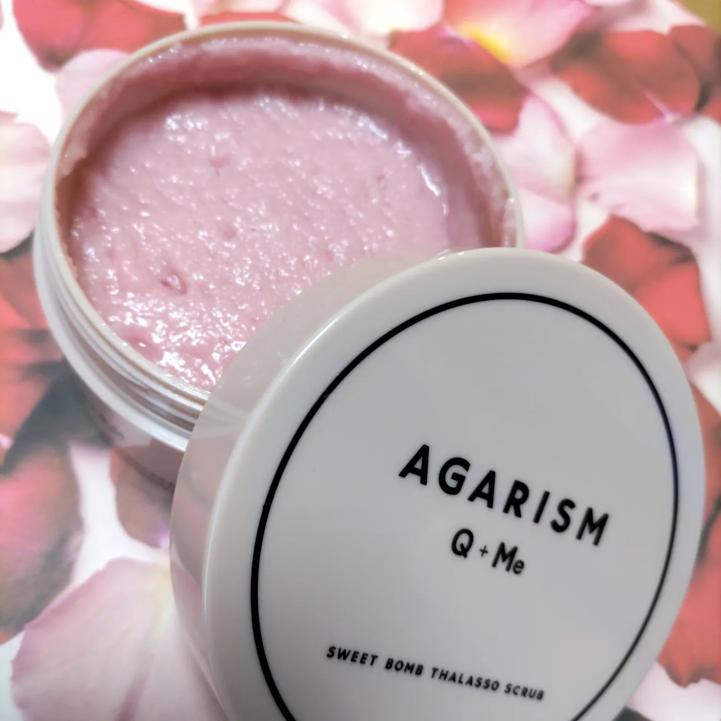 Q+Me スウィート ボム タラソ スクラブ/AGARISM/バストケア・ヒップケアを使ったクチコミ（2枚目）