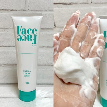 FACE FACE by Å P.P. FACE FACE 薬用ホワイトニングエフェクトクリームのクチコミ「Face Face
フェイシャルクリアウォッシュ
薬用モイストクリアエッセンス[医薬部外品]
.....」（2枚目）