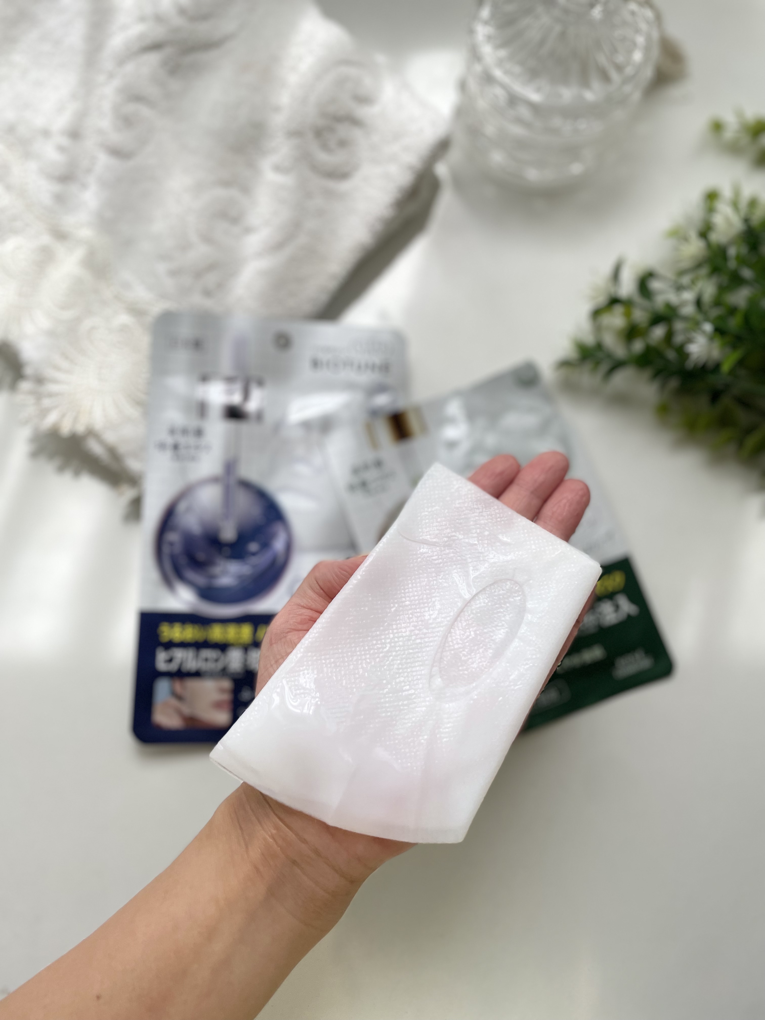 バイオチューン バイオセルロースマスク バランスタイプ/クリアターン/シートマスク・パックを使ったクチコミ（3枚目）