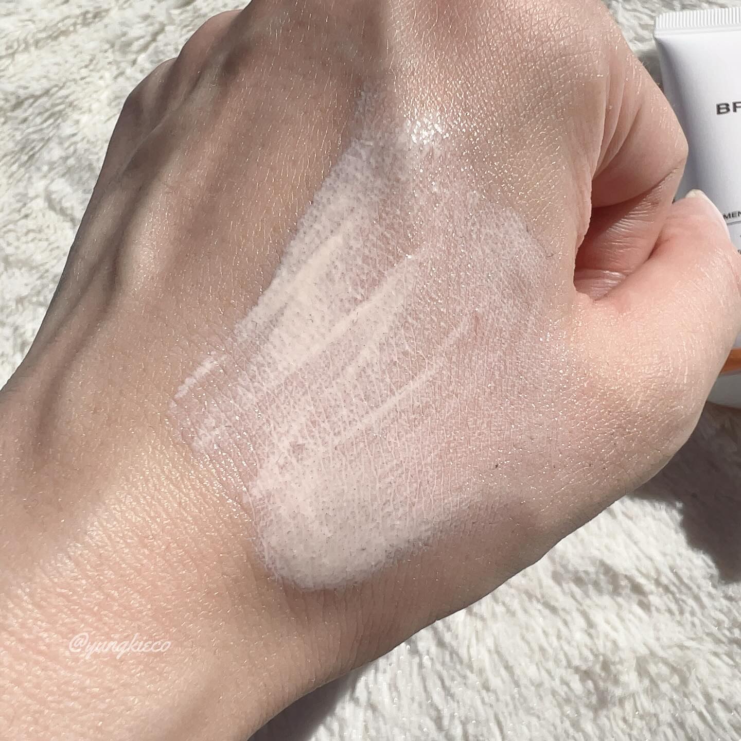 ブライトニングアップサンプラス/Dr.G/日焼け止めクリームを使ったクチコミ（3枚目）