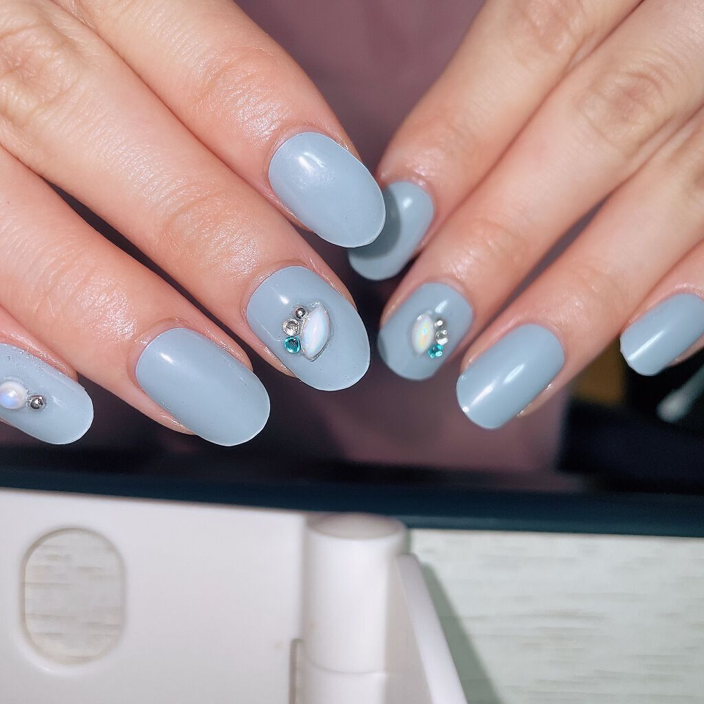 GLAZE グレーズ 半硬化タイプジェルネイルシール/DASHINGDIVA MAGICPRESS/ネイルシールを使ったクチコミ（2枚目）