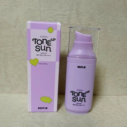 サンデートーンアップサンセラム/EDIT.B/美容液を使ったクチコミ(1枚目)