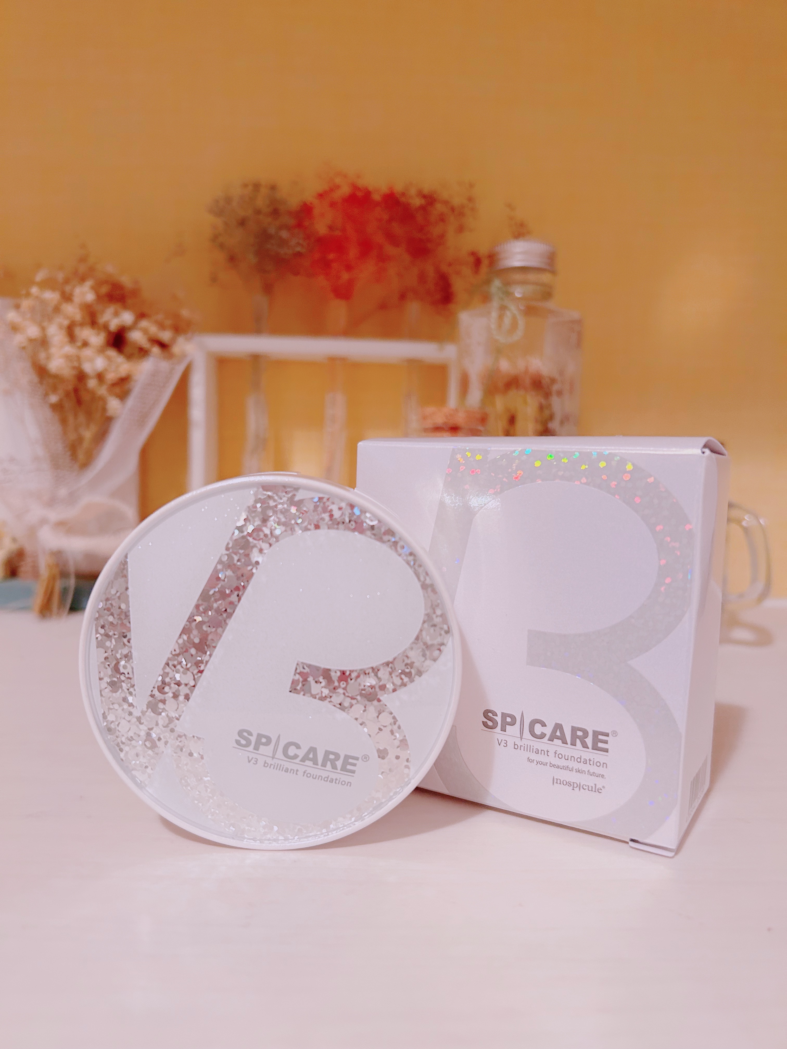 V3 ブリリアント ファンデーション/SPICARE/クッションファンデーションを使ったクチコミ（1枚目）