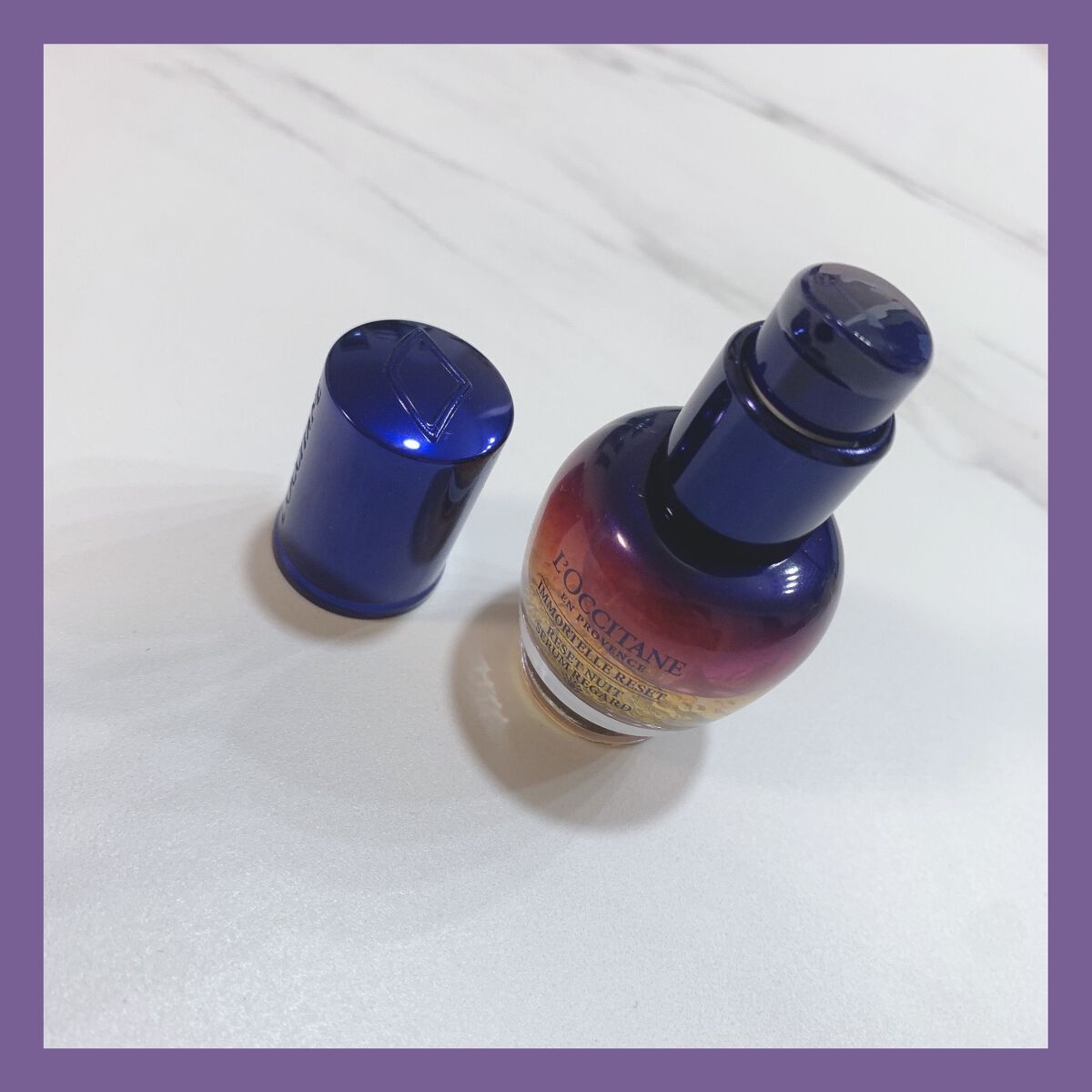 イモーテル オーバーナイトリセットアイセラム/L'OCCITANE/アイケア・アイクリームを使ったクチコミ(2枚目)