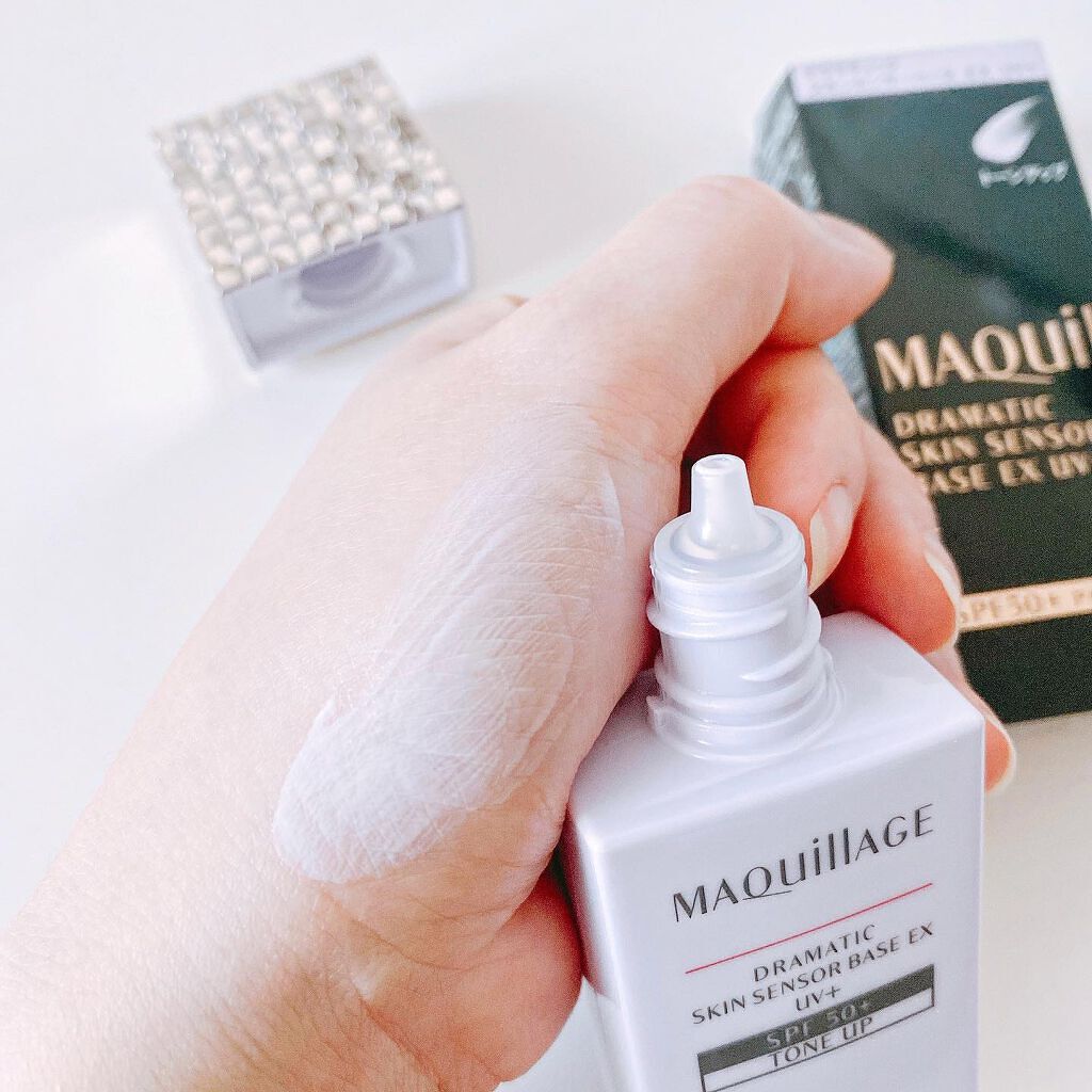 ドラマティックスキンセンサーベース EX UV+/マキアージュ/化粧下地を使ったクチコミ（3枚目）