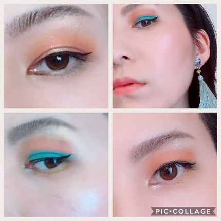 ジェフリースターアイシャドウ化粧品24カラット/プラチナアイススキンフロストプロパレット6色ハイライターメイク/Jeffree Star Cosmetics/アイシャドウパレットを使ったクチコミ(4枚目)