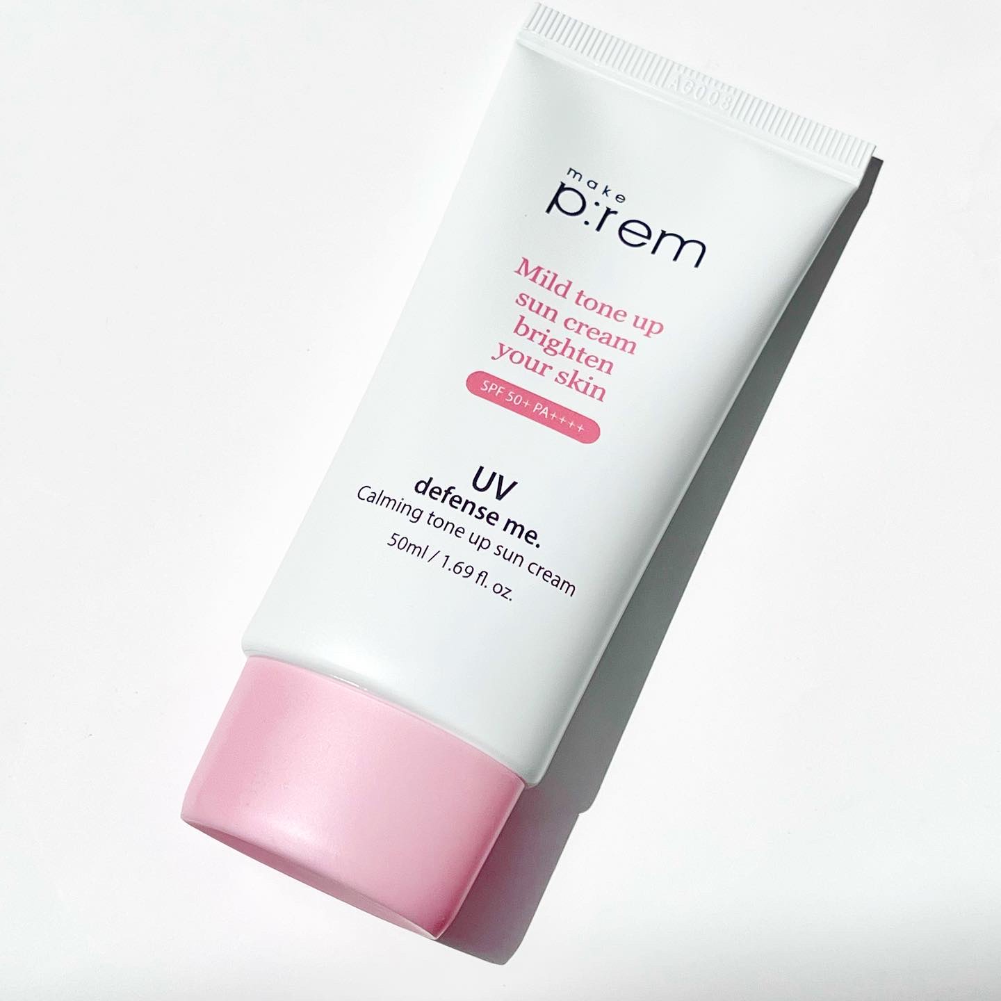 make prem UVディフェンスミー カーミングトーンアップサンクリームのクチコミ「✴︎

make p:rem
Calming tone up sun cream
SPF50+.....」（2枚目）