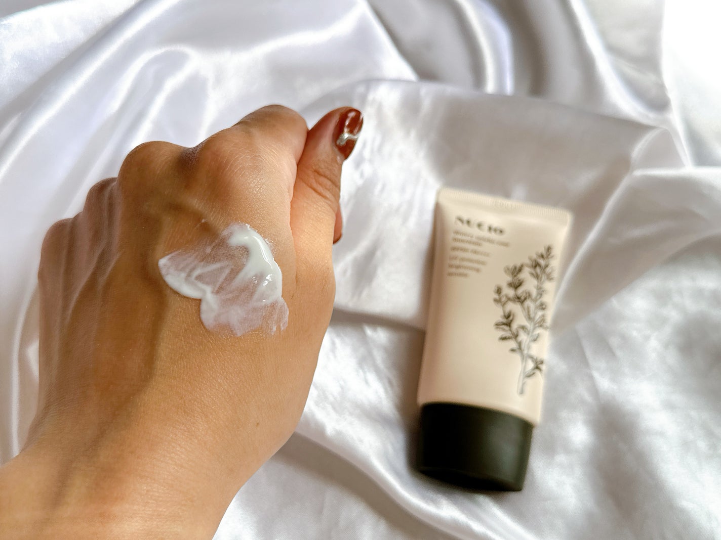 ウォータリー復活草日焼け止め/NUCIO/日焼け止めクリームを使ったクチコミ(3枚目)