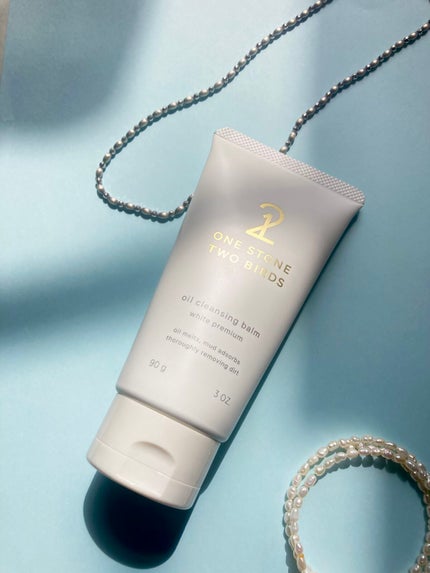 オイルクレンジングバーム ホワイトプレミアム/ONE STONE TWO BIRDS/クレンジングバームを使ったクチコミ(1枚目)