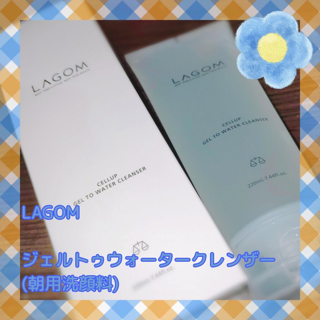 ラゴム ジェルトゥウォーター クレンザー(朝用洗顔)/LAGOM /その他洗顔料を使ったクチコミ(1枚目)
