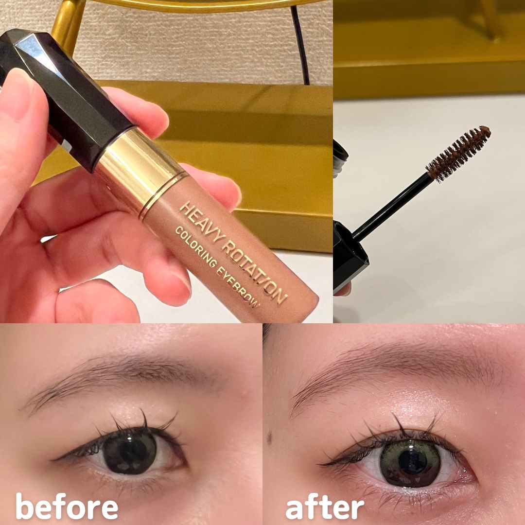 カラーリングアイブロウ/ヘビーローテーション/眉マスカラを使ったクチコミ（2枚目）