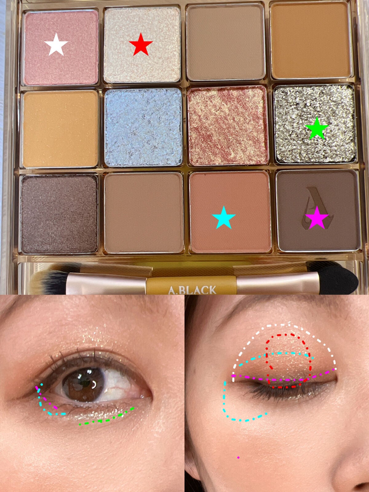 グラムチェンジマルチパレット/A.BLACK/マルチパレットを使ったクチコミ(6枚目)