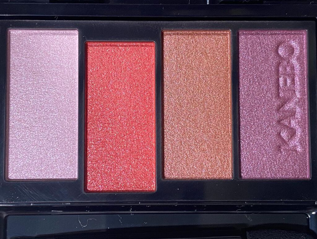 レイヤードカラーズアイシャドウ EX1 サマーサンセット（限定）/KANEBO/アイシャドウパレットを使ったクチコミ（2枚目）