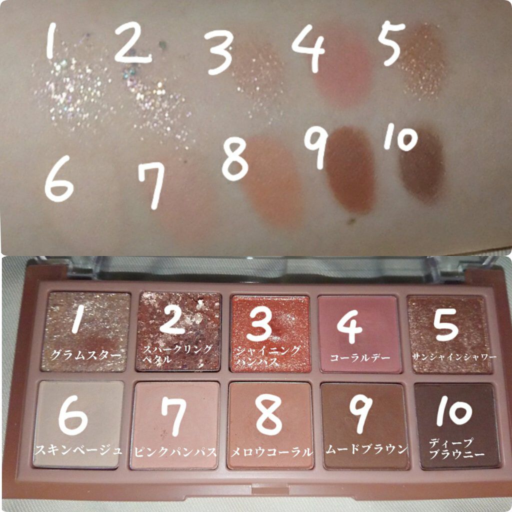 ベターザンパレット/rom&nd/アイシャドウパレットを使ったクチコミ(2枚目)