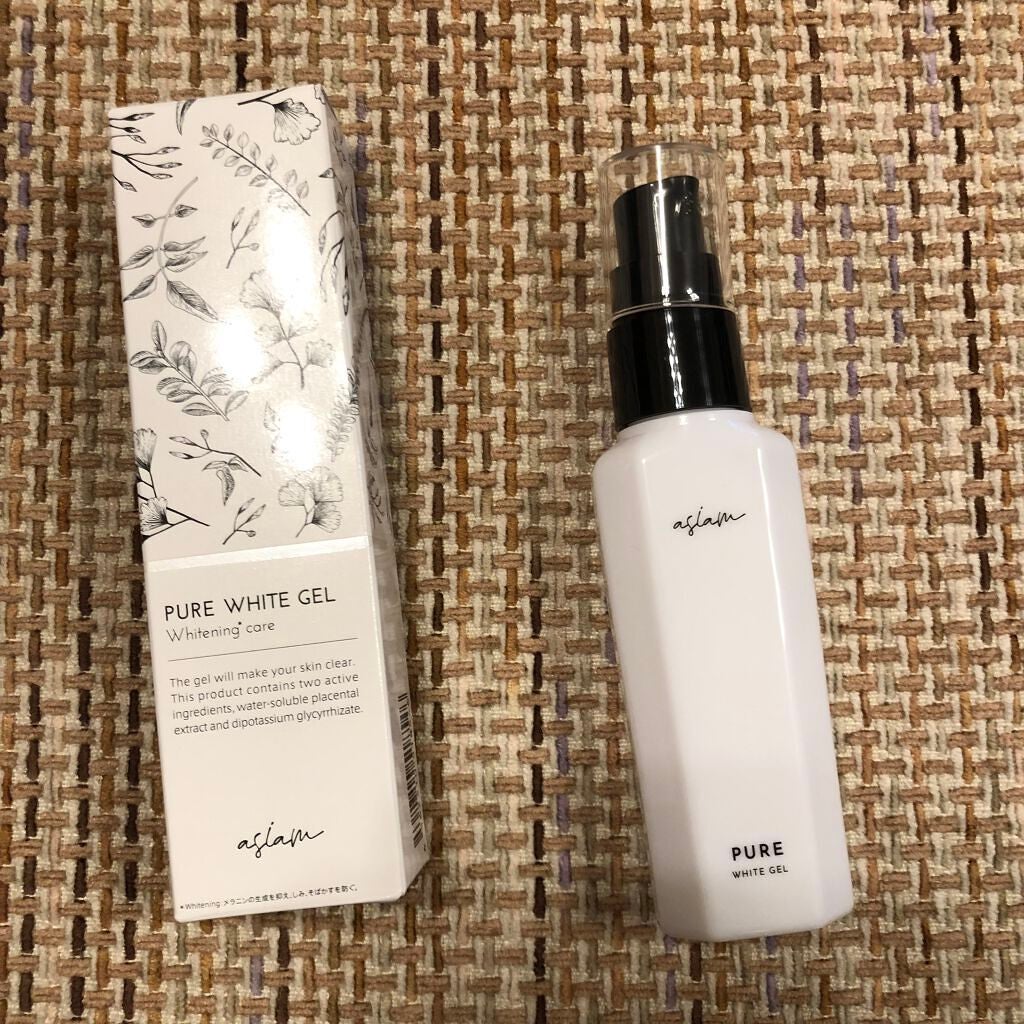 ピュアホワイトジェル/asiam/オールインワン化粧品を使ったクチコミ(1枚目)