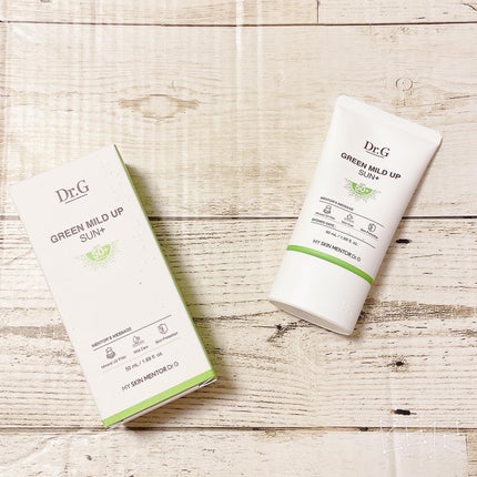 グリーンマイルドアップサンプラス/Dr.G/日焼け止めクリームを使ったクチコミ(1枚目)