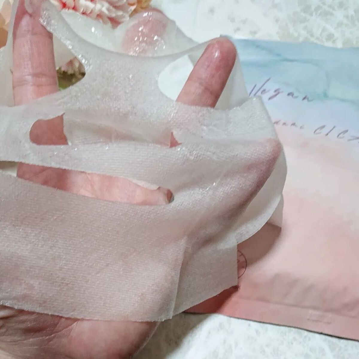 ユーガ ヴィーガン ドクダミシカ マスク/ユーガ/シートマスク・パックを使ったクチコミ(3枚目)