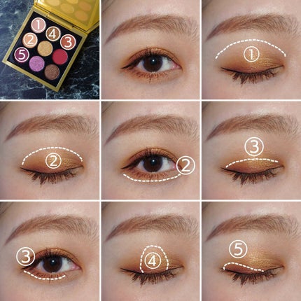 アイシャドウ × 9:メイド マイ フォーチュン/M・A・C/アイシャドウパレットを使ったクチコミ(4枚目)