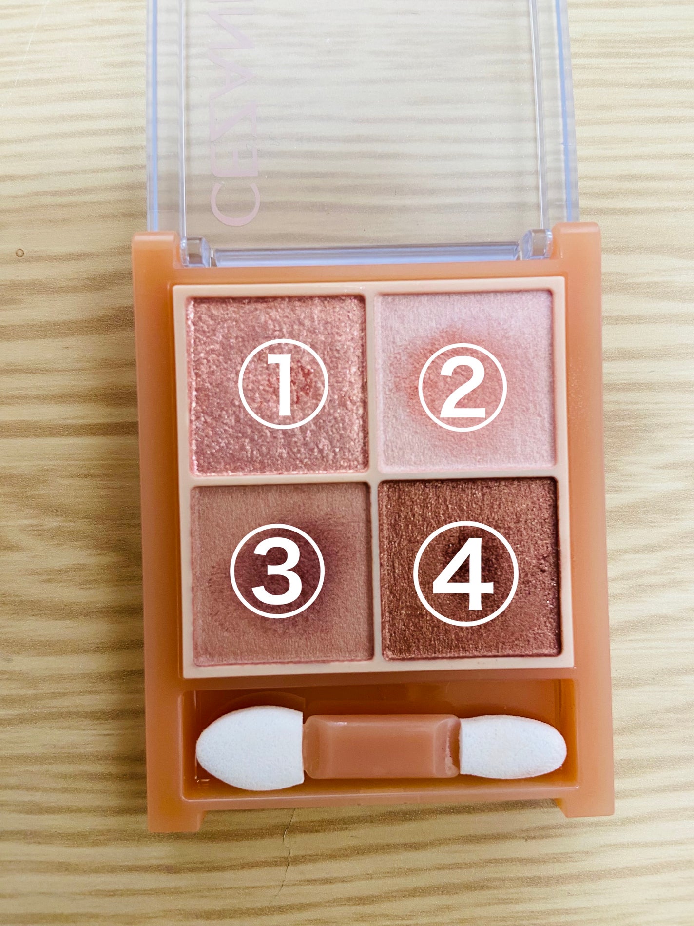 ベージュトーンアイシャドウ/CEZANNE/アイシャドウパレットを使ったクチコミ(2枚目)