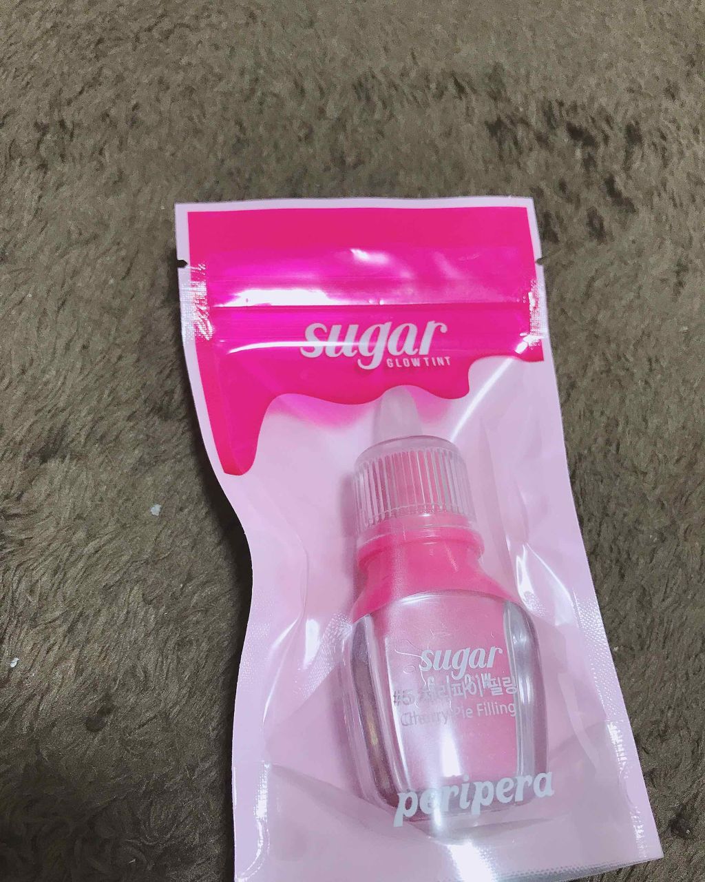 シュガー グロウ ティント/PERIPERA/口紅を使ったクチコミ(1枚目)