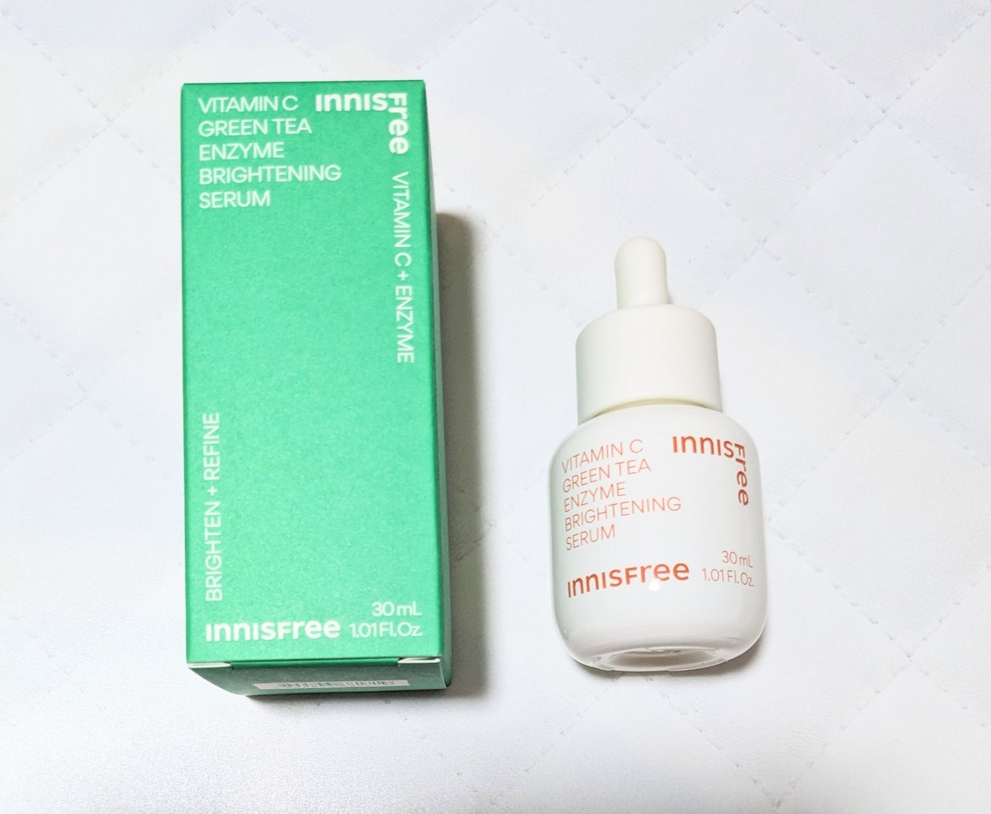ビタC グリーンティーエンザイム ブライト セラム/innisfree/美容液を使ったクチコミ(2枚目)