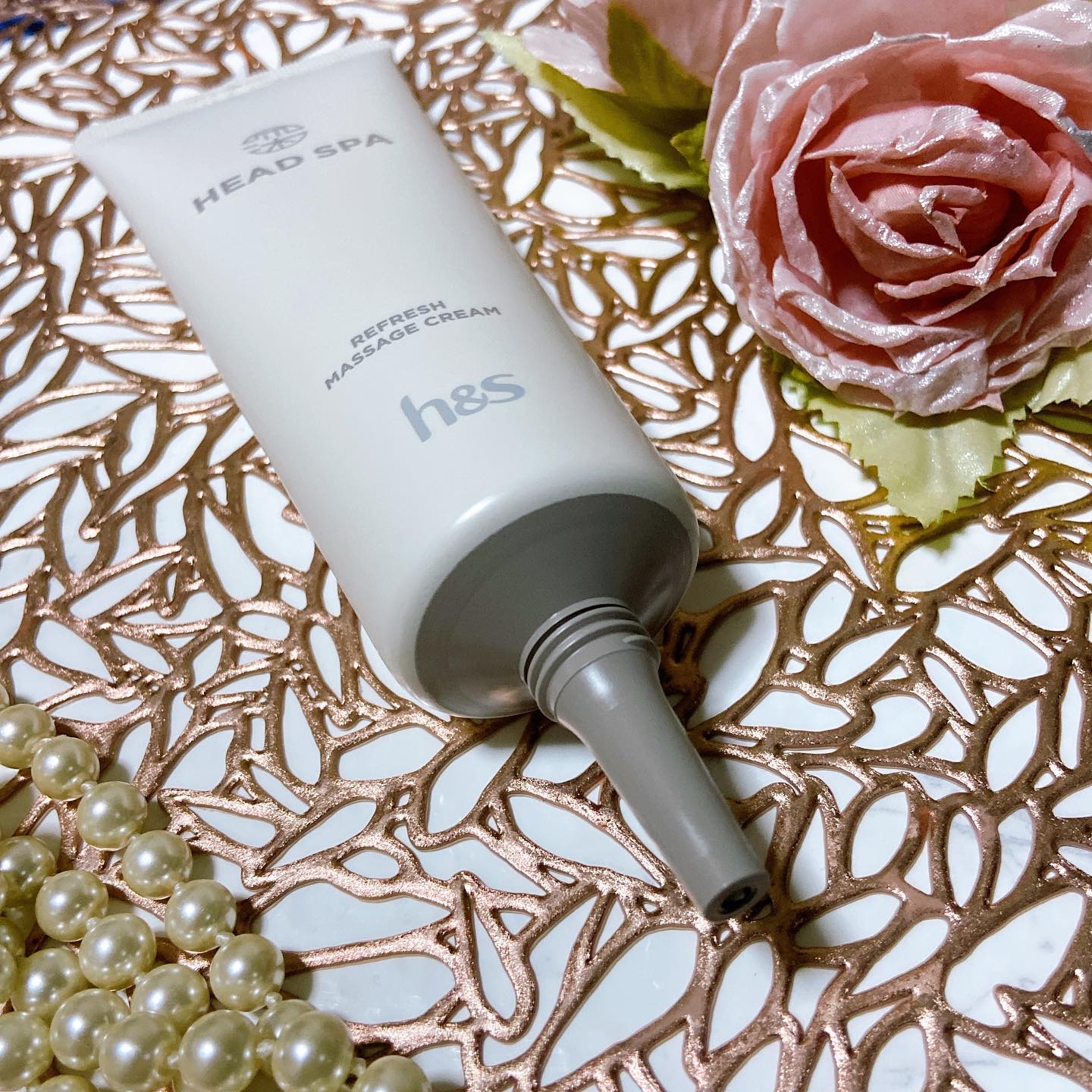 リフレッシュ マッサージクリーム/h&s/洗い流すヘアトリートメントを使ったクチコミ（3枚目）