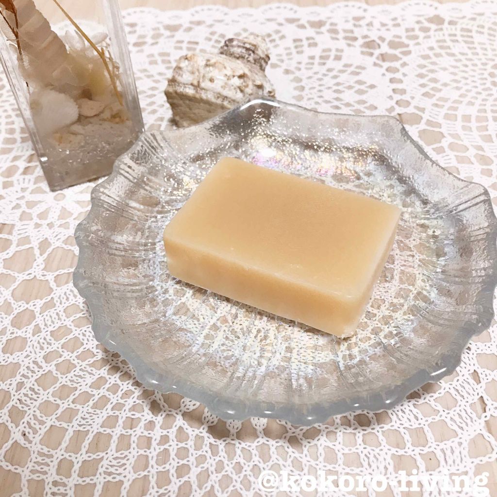 手作り洗顔石鹸 アンティアン クイーン オブ ソープ 「ラベンダーハニー」/アンティアン/洗顔石鹸を使ったクチコミ(3枚目)