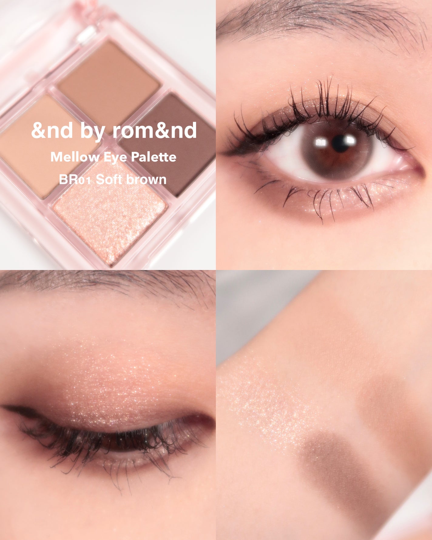 アンドバイロムアンド メロウアイパレット/&nd by rom&nd/アイシャドウパレットを使ったクチコミ(4枚目)