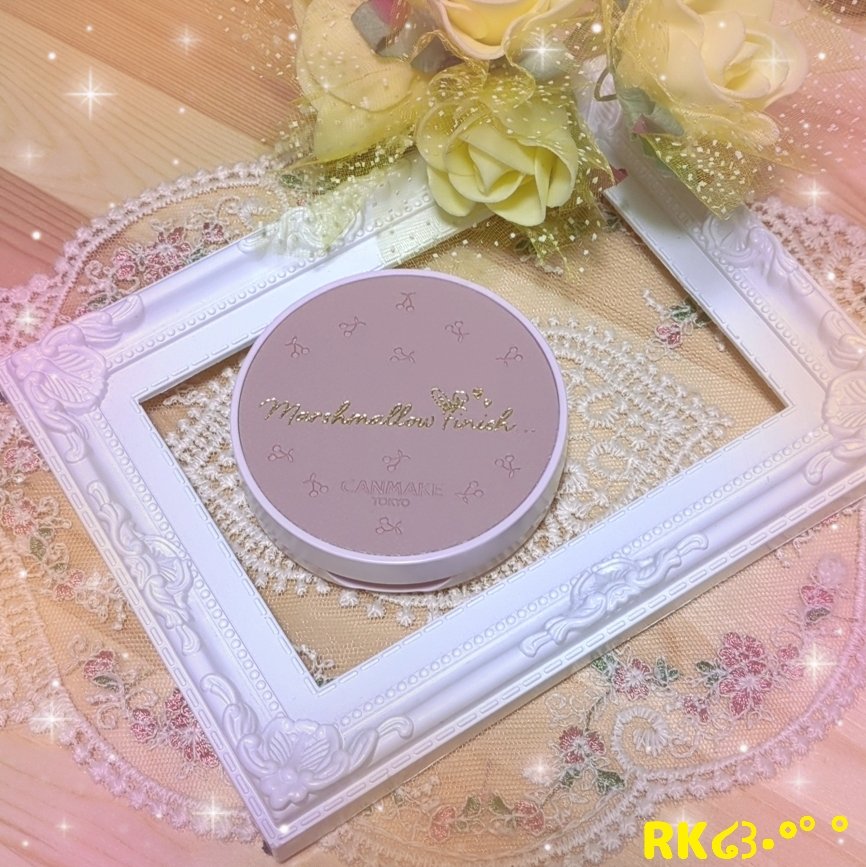 マシュマロフィニッシュパウダー MI マットアイボリーオークル（限定パッケージ）/キャンメイク/プレストパウダーを使ったクチコミ（1枚目）