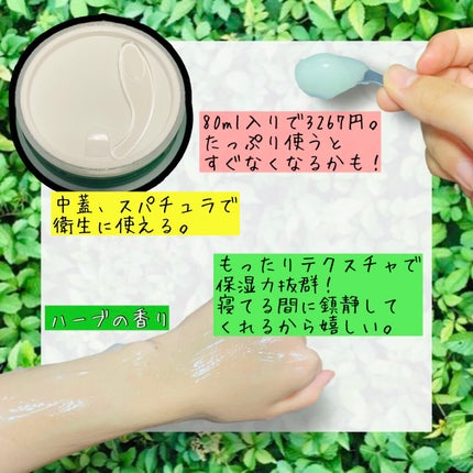 シカパンテノールスリーピングマスク/SNP/フェイスクリームを使ったクチコミ(2枚目)