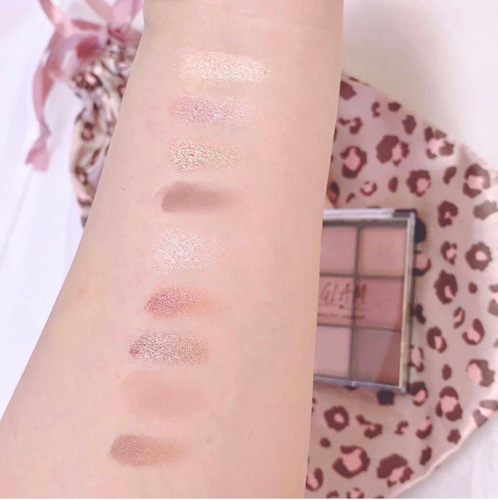 UR GLAM BLOOMING EYE COLOR PALETTE/U R GLAM/アイシャドウパレットを使ったクチコミ(2枚目)