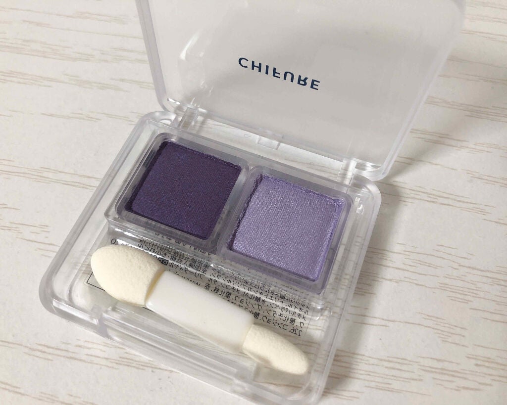 ツイン カラー アイシャドウ/ちふれ/アイシャドウパレットを使ったクチコミ(3枚目)