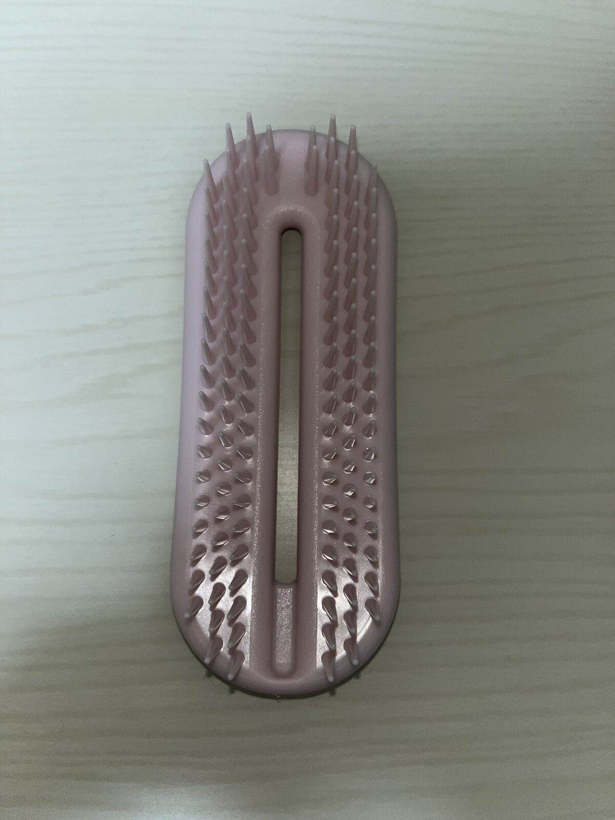 オーバルリングヘアブラシ 濡れ髪用オーバルリングヘアブラシ 濡れ髪用（ピンク）/貝印/ヘアブラシを使ったクチコミ（2枚目）