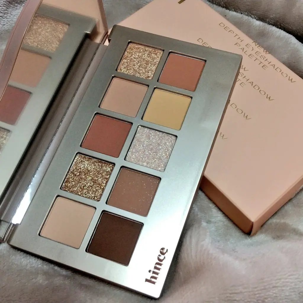 ニューデップスアイシャドウパレット 05 ニュー・ビギニング/hince/アイシャドウパレットを使ったクチコミ（1枚目）