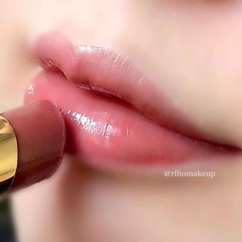 ルージュ ヴォリュプテ シャイン/YVES SAINT LAURENT BEAUTE/口紅を使ったクチコミ(2枚目)