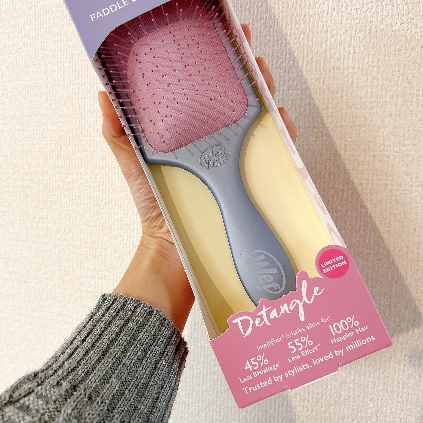 パドルディタングラー フィールグッドオンブレ /ウェットブラシ/ヘアブラシを使ったクチコミ(2枚目)