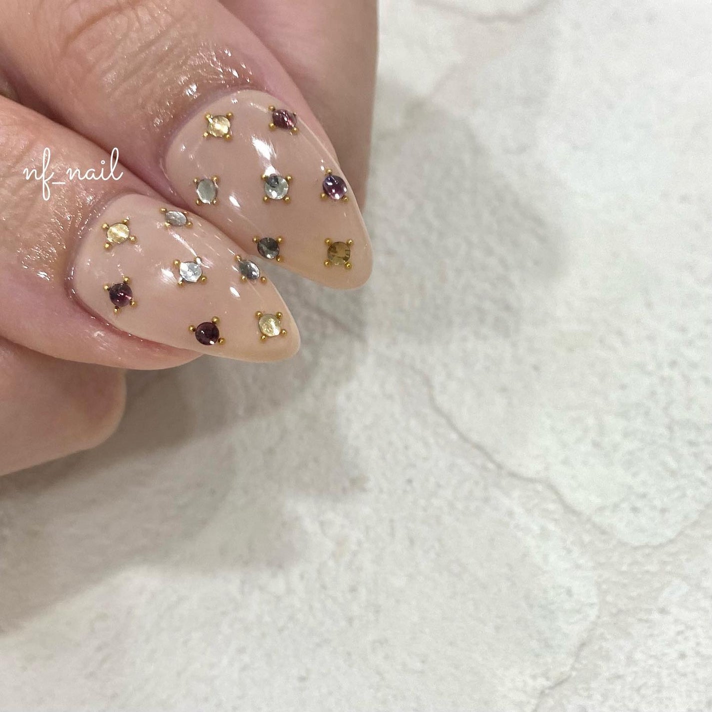 Natsumi◎nailist on LIPS 「simple.💎.#ネイル#ネイルデザイン#ネイルアート#..」(1枚目)