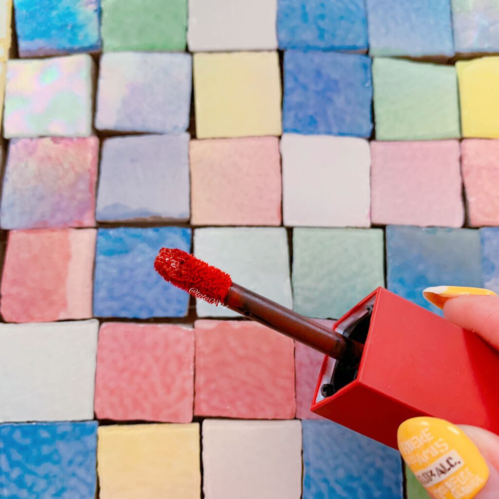 ムードライアー ベルベットティント/lilybyred/リップティントを使ったクチコミ（2枚目）