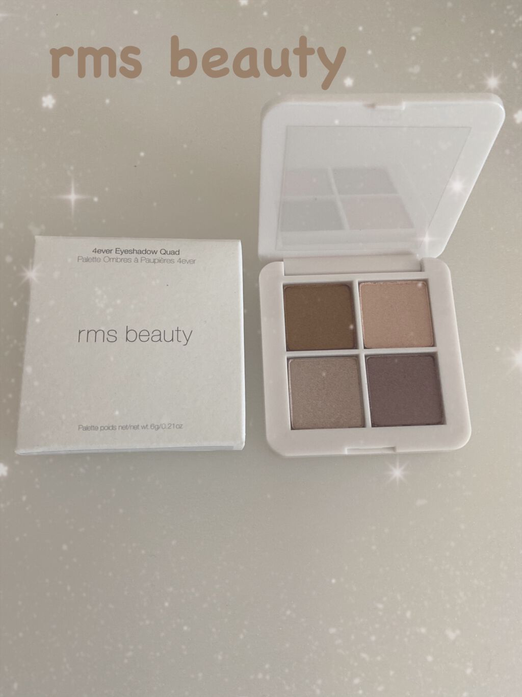 フォーエバー アイシャドウクワッド/rms beauty/アイシャドウパレットを使ったクチコミ（1枚目）