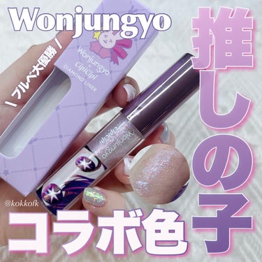 ウォンジョンヨ　ダイヤモンドライナー/Wonjungyo/リキッドアイシャドウを使ったクチコミ（1枚目）