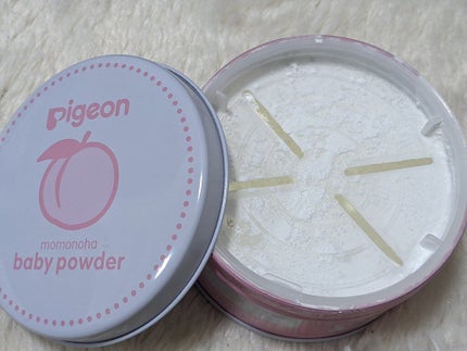 ベビーパウダー(ももの葉)/ピジョン/その他を使ったクチコミ(2枚目)