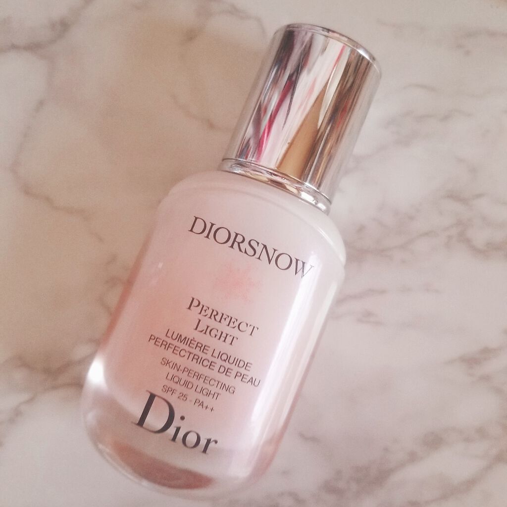スノー パーフェクト ライト SPF25 - PA++/Dior/化粧下地を使ったクチコミ（1枚目）