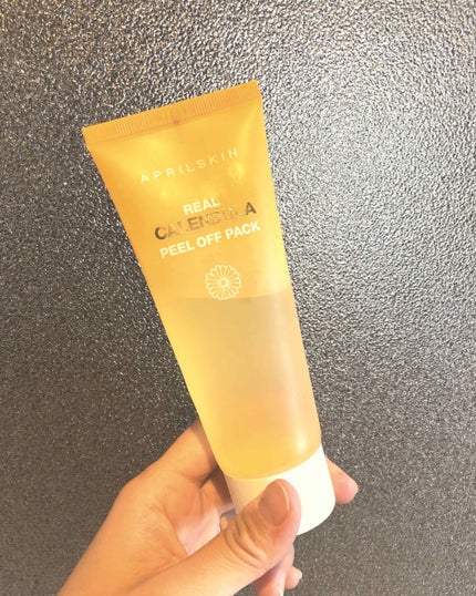 リアルカレンデュラピールオフパック/APRILSKIN/ピーリングを使ったクチコミ(1枚目)