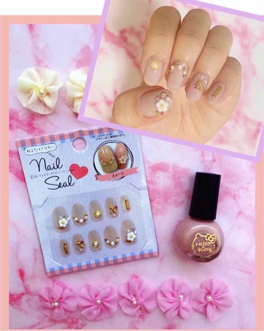 サンリオネイル/DAISO/マニキュアを使ったクチコミ(2枚目)