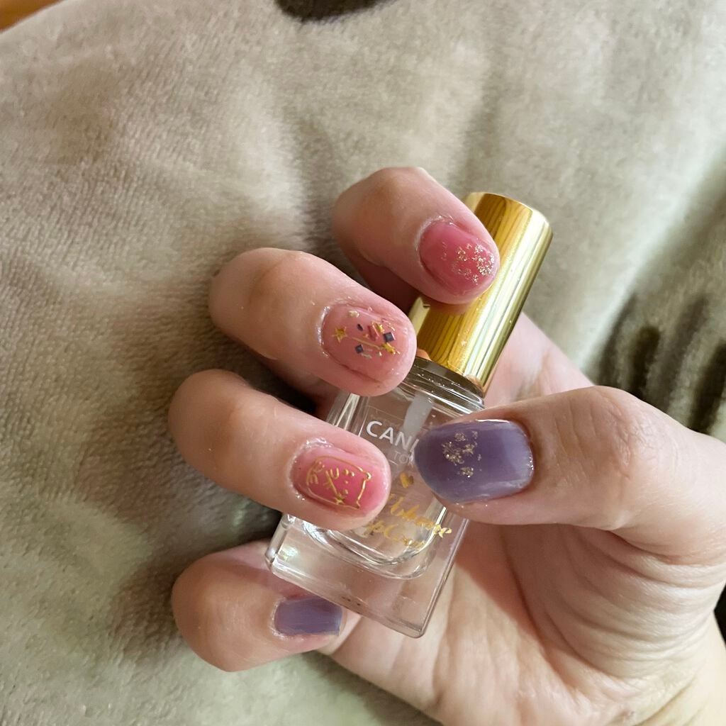 ジェルボリュームトップコート/キャンメイク/ネイルトップコートを使ったクチコミ(3枚目)