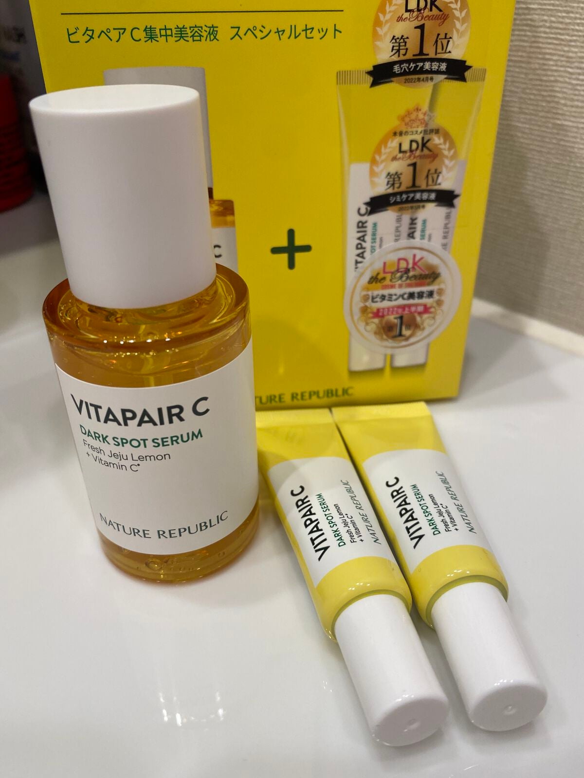 ビタペアC 集中美容液スペシャルセット/ネイチャーリパブリック/美容液を使ったクチコミ(1枚目)