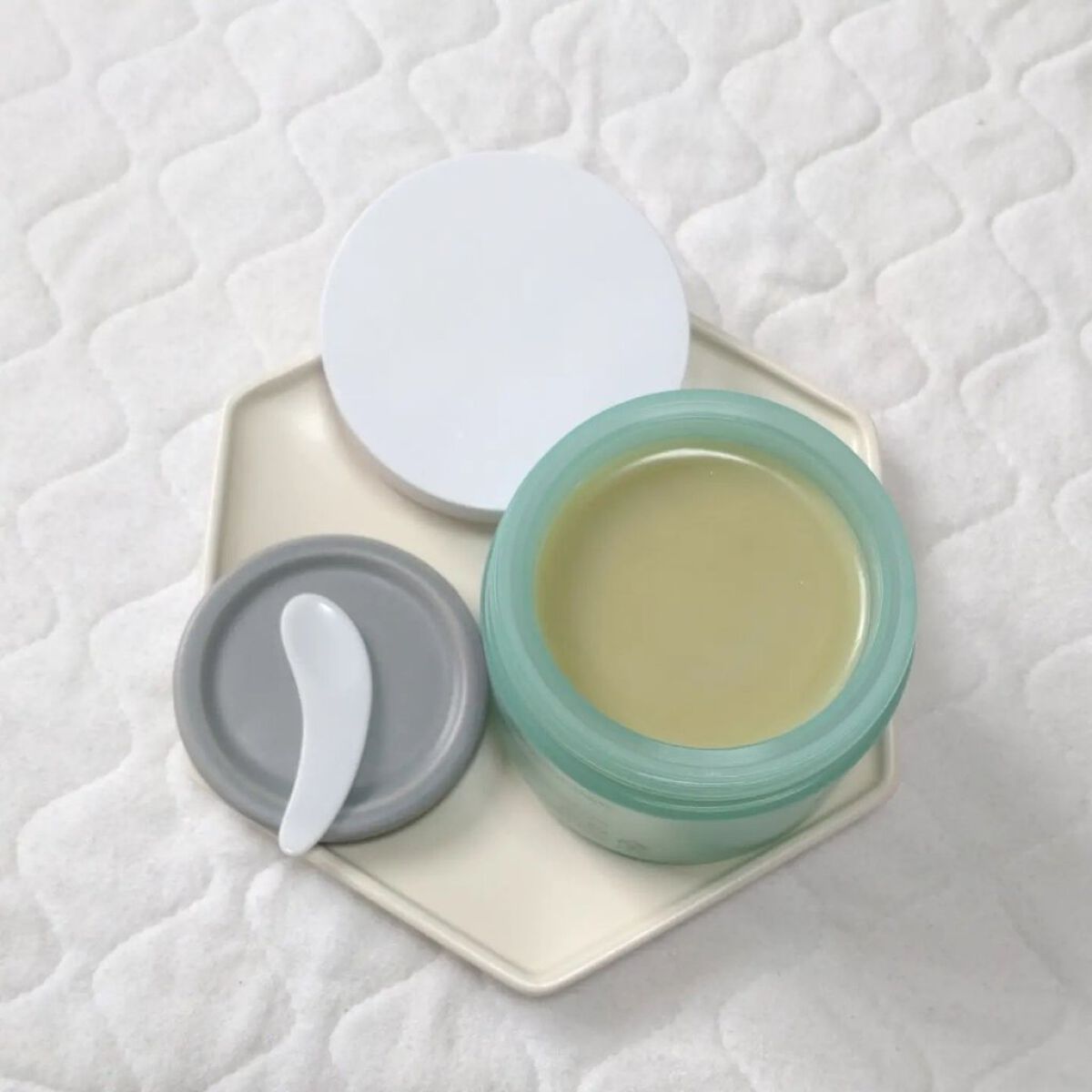 グリーンティーピュアクレンジングバームチューブ/YADAH/クレンジングバームを使ったクチコミ（3枚目）