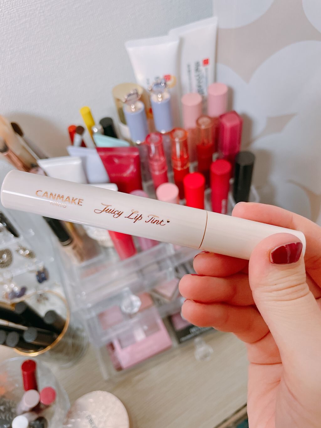 ジューシーリップティント/キャンメイク/口紅を使ったクチコミ(1枚目)