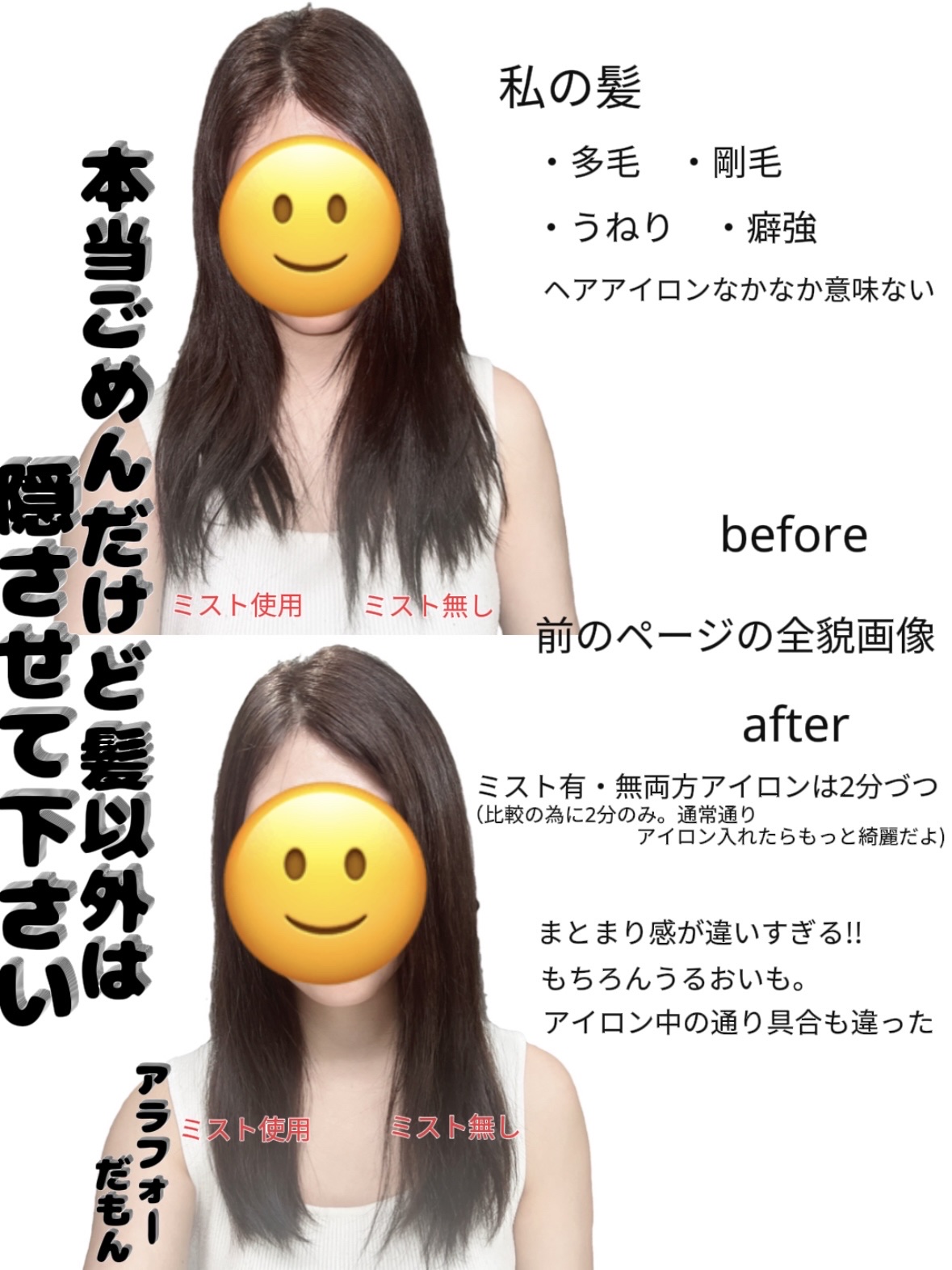 リペアブローミスト　/ディアボーテ/アウトバストリートメントを使ったクチコミ（3枚目）