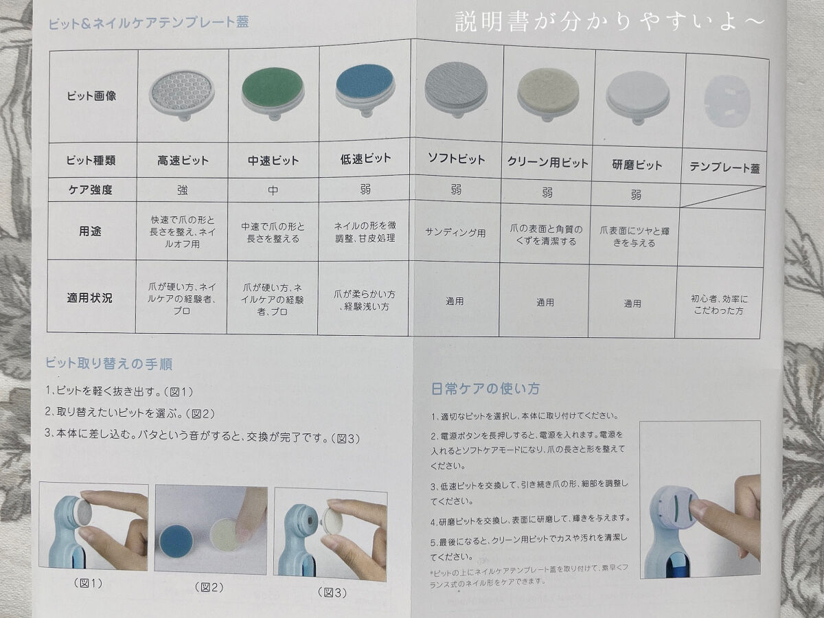 電動ネイルマシン/NiZmir/ネイル用品を使ったクチコミ（3枚目）